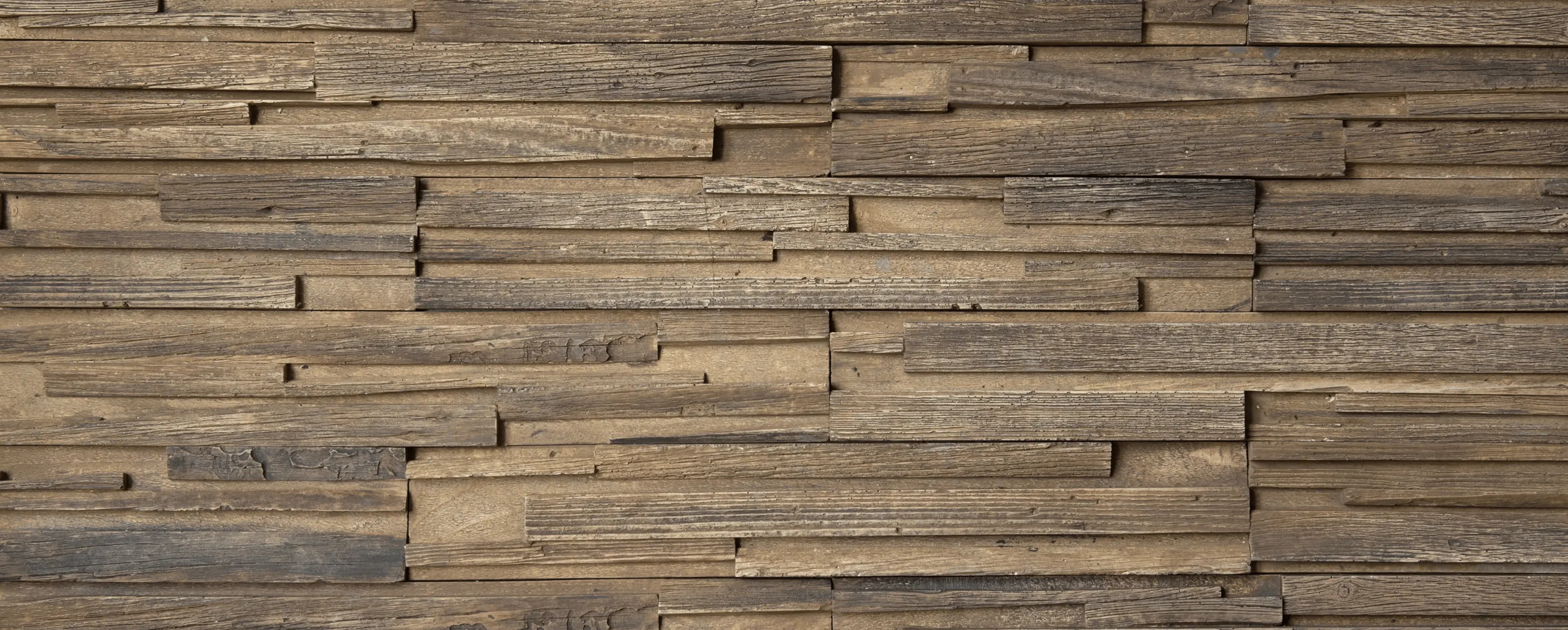 Pozadie kamenný obklad s dreveným vzorom