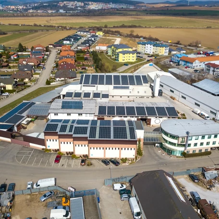 Firma VASPO - pohľad z výšky