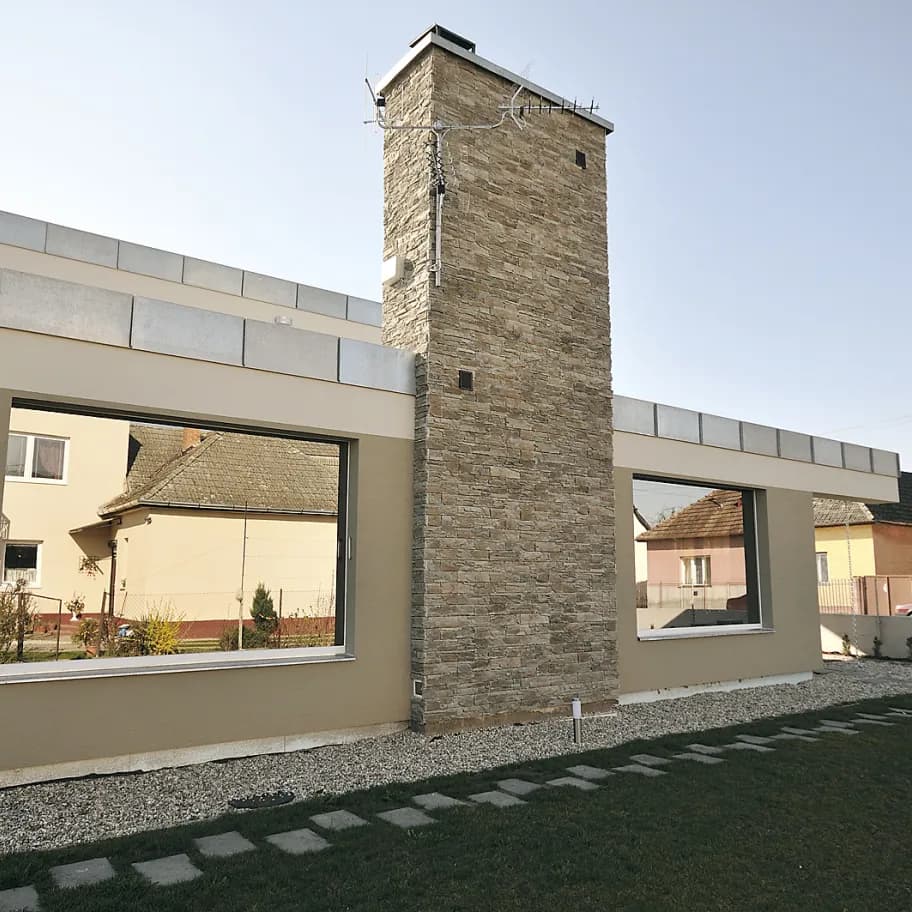 Obklad Skala zvrásnená zelený melír